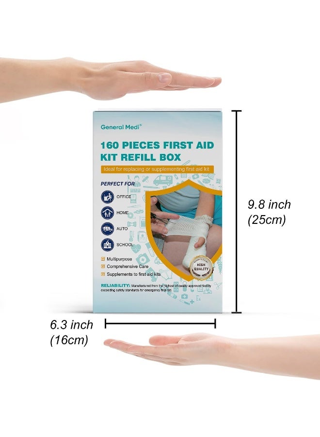 General Medi 160 Piece First Aid Kit Refill - Image 2